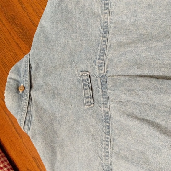 Faded "washed cottons" jean shirt - Picture 3 of 3